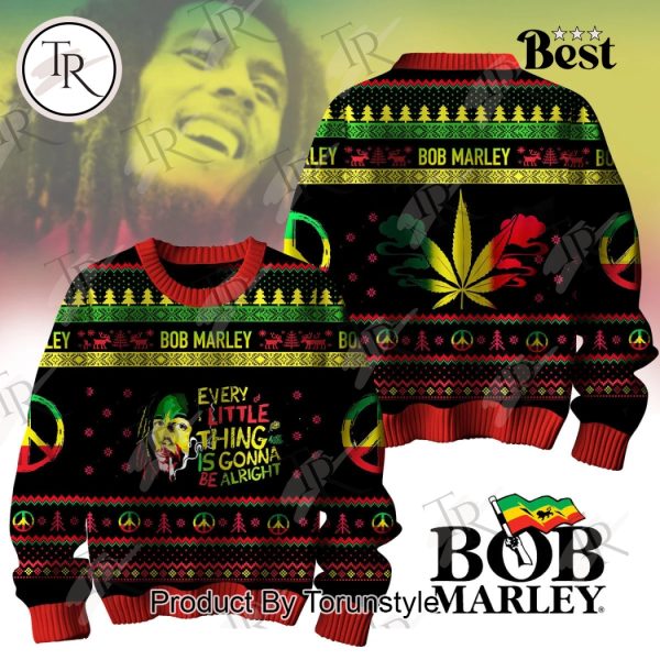 Bob Marley Every Little Thing Is Gonna Be Alright Sweater