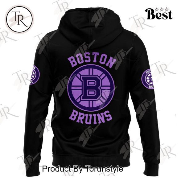 Boston Bruins x Hockey Fights Cancer 25th Anniversary Hoodie