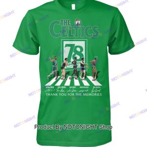 Boston Celtics 78th Anniversary Thank You For The Memories Unisex T-Shirt