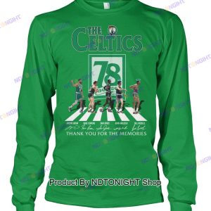 Boston Celtics 78th Anniversary Thank You For The Memories Unisex T-Shirt