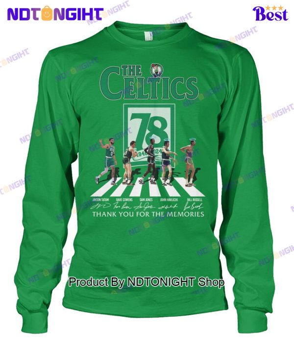 Boston Celtics 78th Anniversary Thank You For The Memories Unisex T-Shirt