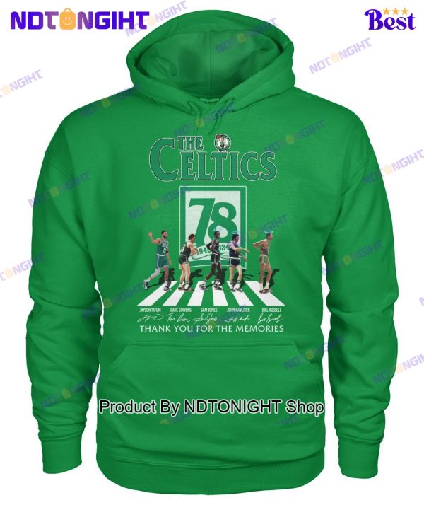 Boston Celtics 78th Anniversary Thank You For The Memories Unisex T-Shirt