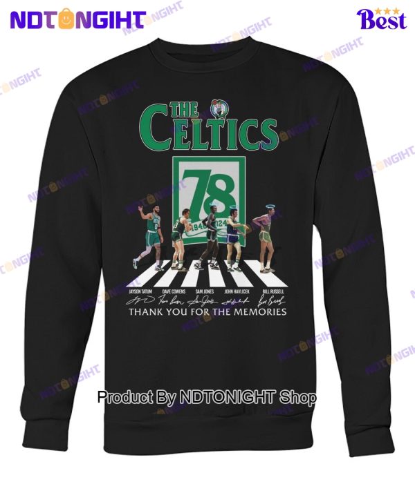 Boston Celtics 78th Anniversary Thank You For The Memories Unisex T-Shirt