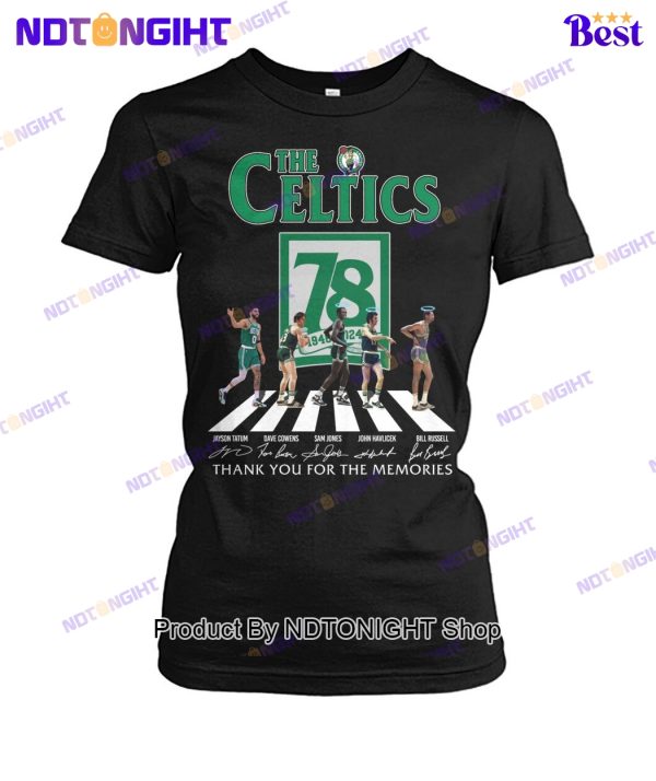 Boston Celtics 78th Anniversary Thank You For The Memories Unisex T-Shirt