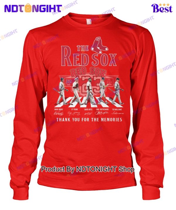 Boston Red Sox 123th Anniversary Thank You For The Memories Unisex T-Shirt