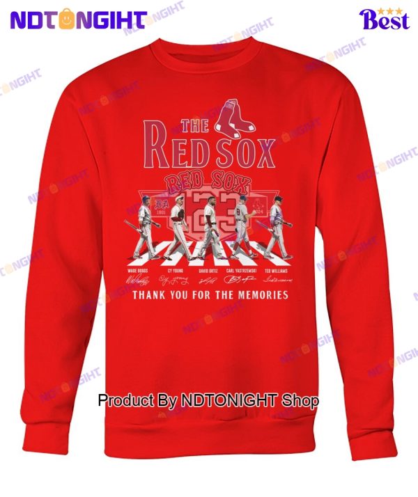 Boston Red Sox 123th Anniversary Thank You For The Memories Unisex T-Shirt