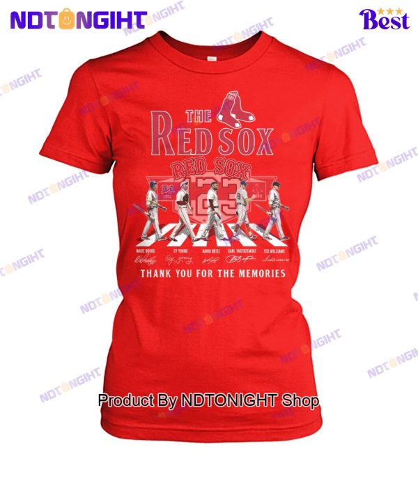 Boston Red Sox 123th Anniversary Thank You For The Memories Unisex T-Shirt