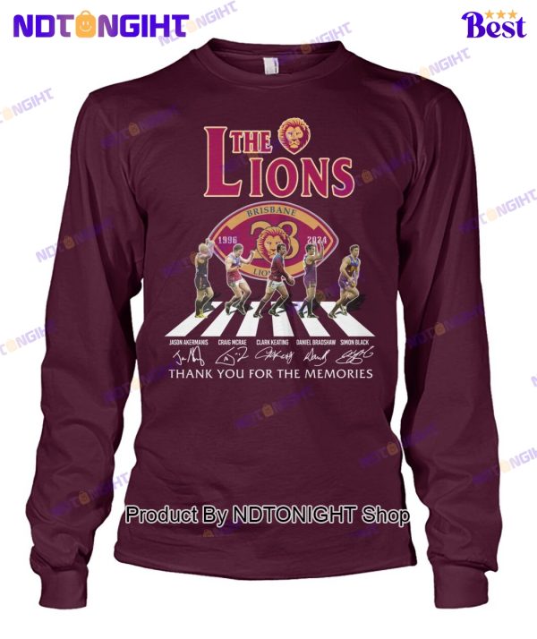 Brisbane Lions 28th Anniversary Thank You For The Memories Unisex T-Shirt