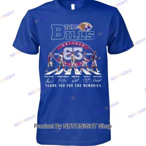 Buffalo Bills 65th Anniversary Thank You For The Memories Unisex T-Shirt