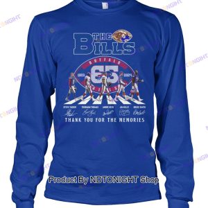 Buffalo Bills 65th Anniversary Thank You For The Memories Unisex T-Shirt