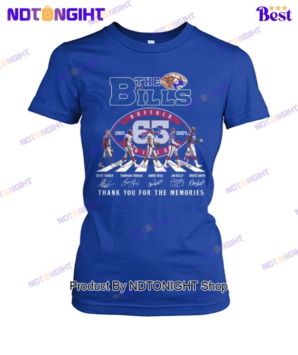 Buffalo Bills 65th Anniversary Thank You For The Memories Unisex T-Shirt