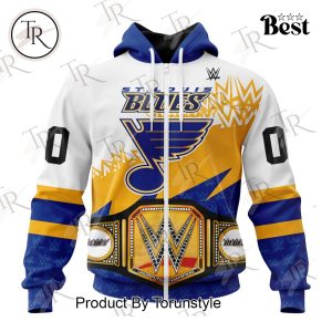 NHL St. Louis Blues Special WWE Design Hoodie