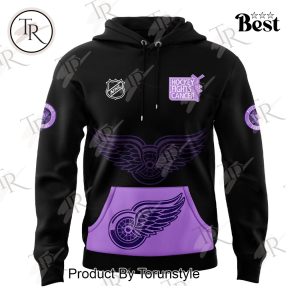 Detroit Red Wings x Hockey Fights Cancer 25th Anniversary Hoodie