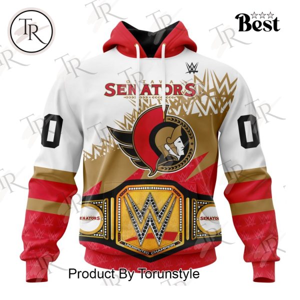 NHL Ottawa Senators Special WWE Design Hoodie