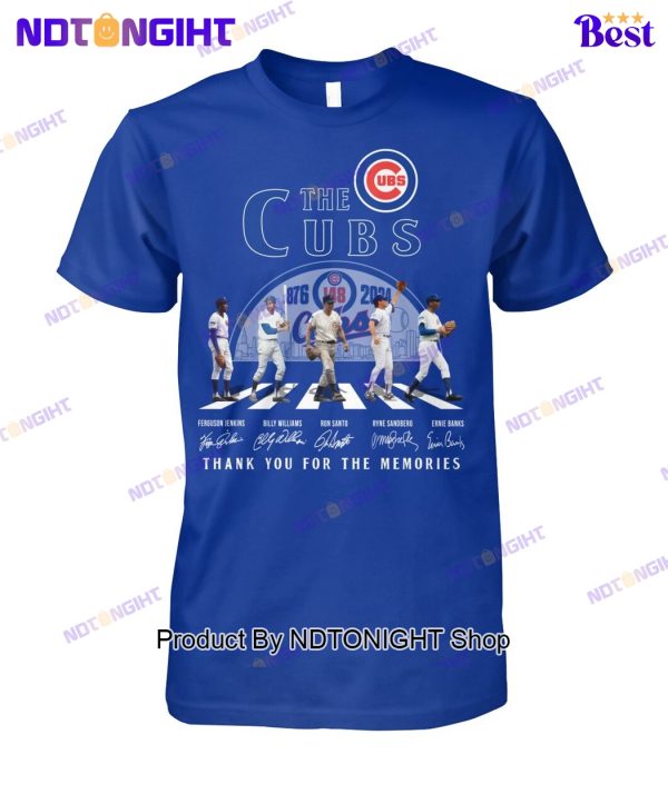 Chicago Cubs 148th Anniversary Thank You For The Memories Unisex T-Shirt