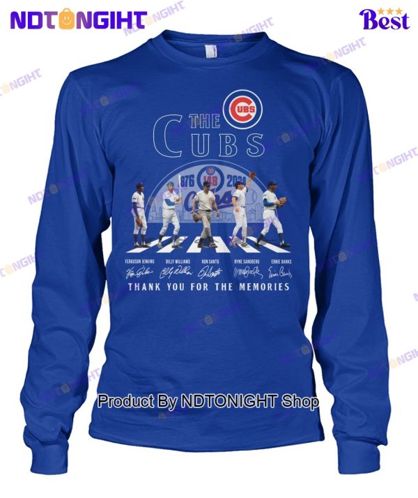 Chicago Cubs 148th Anniversary Thank You For The Memories Unisex T-Shirt