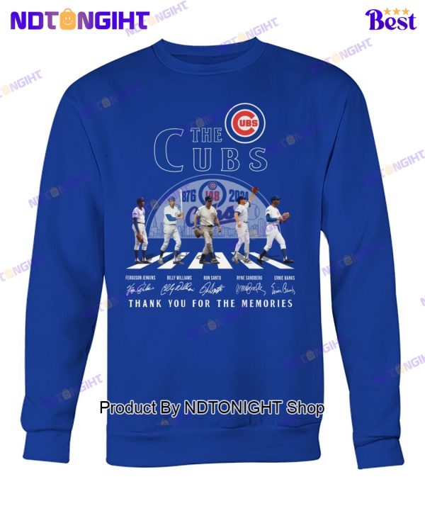 Chicago Cubs 148th Anniversary Thank You For The Memories Unisex T-Shirt