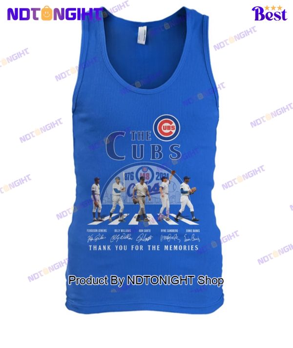 Chicago Cubs 148th Anniversary Thank You For The Memories Unisex T-Shirt