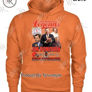 Cleveland Browns Legends Jim Donovan 1956-2024 Thank You For The Memories T-Shirt