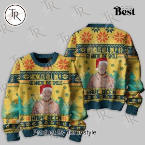 Jimmy Buffett Tis The Season Wrinkles Will Only Go Where The Smile Have Been Sweater