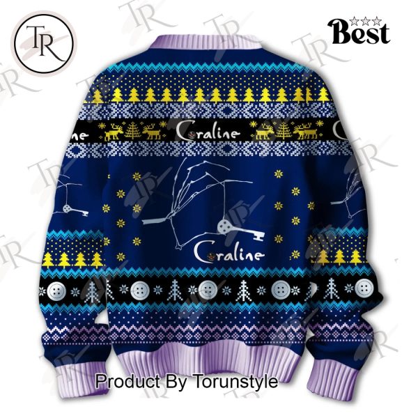 Coraline Be Wise Be Brave Be Tricky Sweater