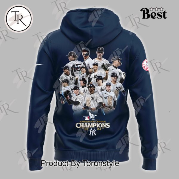 2024 American League Champions New York Yankees Hoodie, Longpants, Cap – Navy