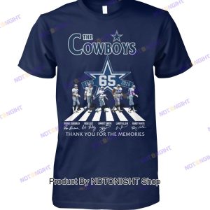 Dallas Cowboys 65th Anniversary Thank You For The Memories Unisex T-Shirt