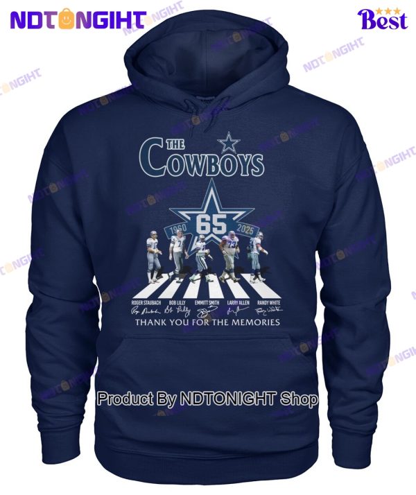 Dallas Cowboys 65th Anniversary Thank You For The Memories Unisex T-Shirt