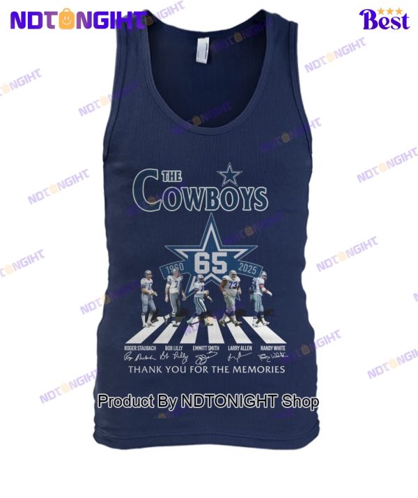 Dallas Cowboys 65th Anniversary Thank You For The Memories Unisex T-Shirt