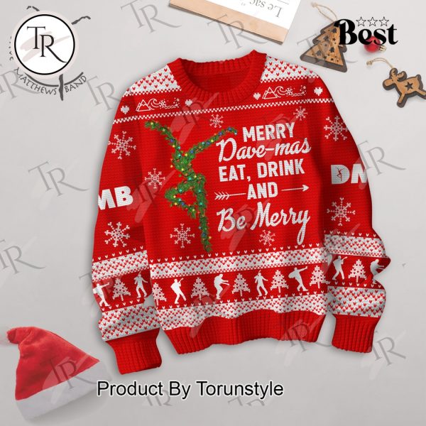 Dave Matthews Band Merry Dave-Mas Eat, Drink And Be Merry Sweater