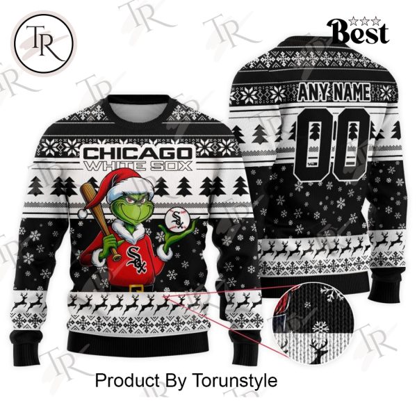 MLB Chicago White Sox Grinch Christmas Sweater Design