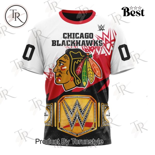 NHL Chicago Blackhawks Special WWE Design Hoodie