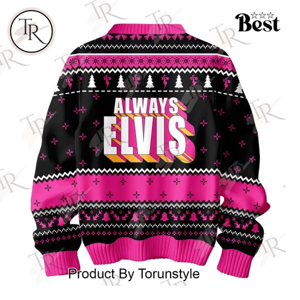 Elvis Presley Merry Elvismas Always Elvis Sweater