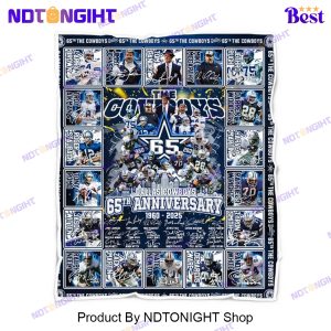 Dallas Cowboys 65th Anniversary 1960 – 2025 Blanket