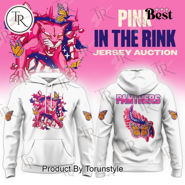 Florida Panthers Pink In The Rink Hopeful! Hoodie – White