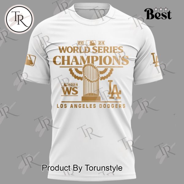 MLB Los Angeles Dodgers 2024 World Series Champions Hoodie – White