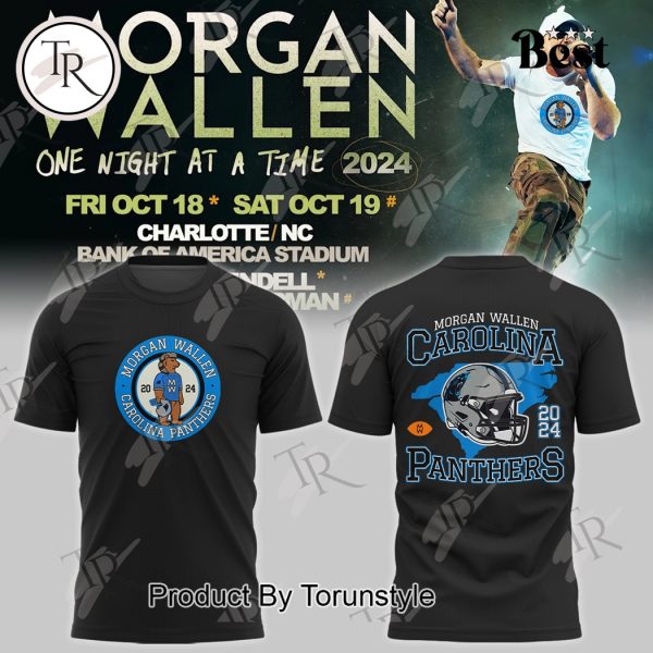 Carolina Panther Morgan Wallen 18th October at Bank of America Stadium Hoodie