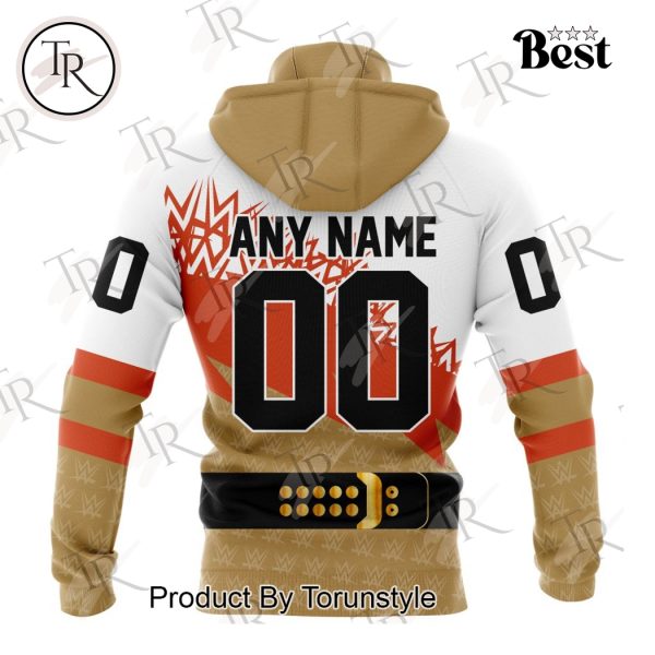 NHL Anaheim Ducks Special WWE Design Hoodie