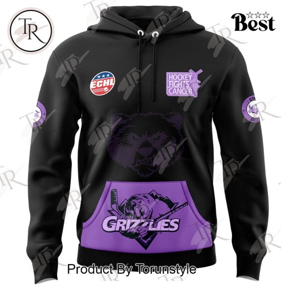 Utah Grizzlies Hockey Fight Cancer 25th Anniversary Hoodie