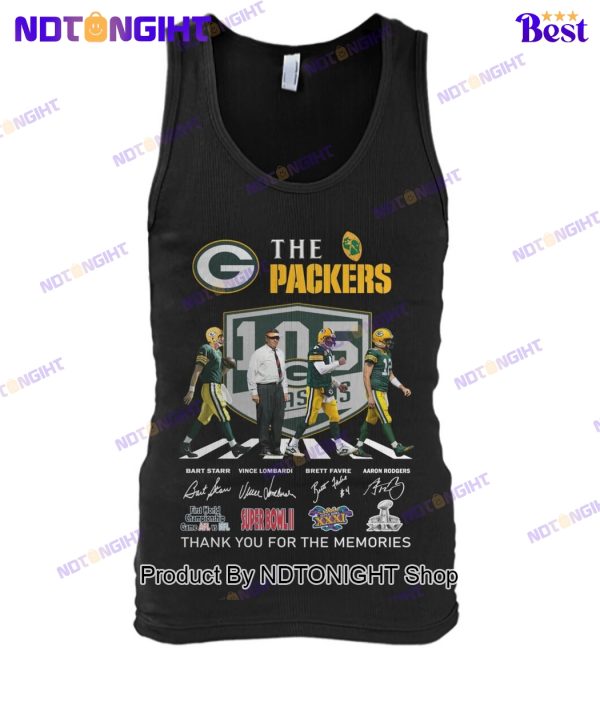 Green Bay Packers 105th Anniversary Thank You For The Memories Unisex T-Shirt