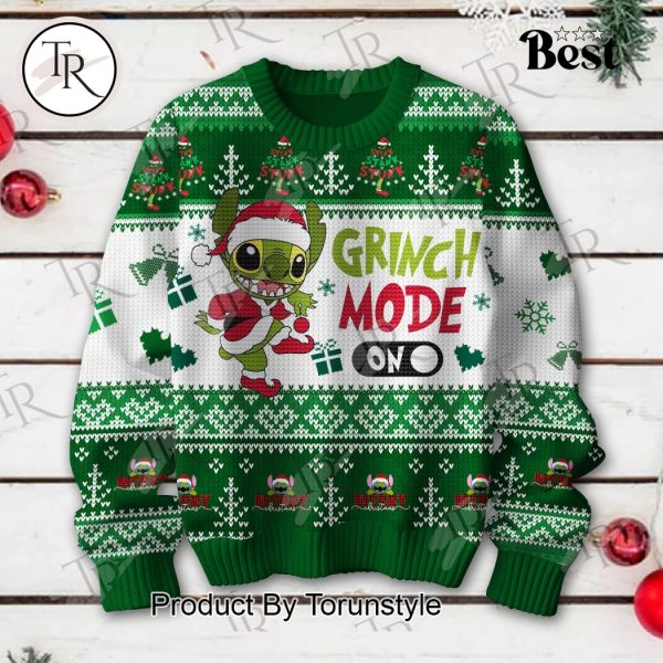 Grinch Mode On Christmas Sweater