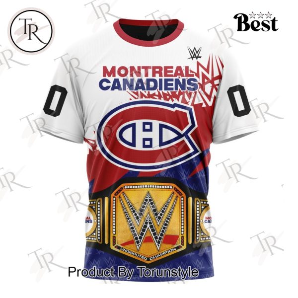 NHL Montreal Canadiens Special WWE Design Hoodie