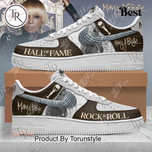 Mary J. Blige Rock & Roll Hall Of Fame Air Force 1 Sneakers