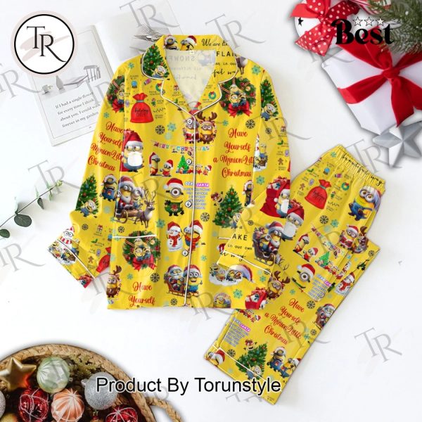 Have Yourself A Minion Little Christmas Pajamas Set