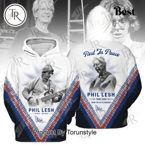 Phil Lesh March 15, 1940 – October 25, 2024 Thank You For The Music And Memories T-Shirt