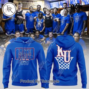 Kansas Jayhawks Late Night In The Phog Basketball Hoodie