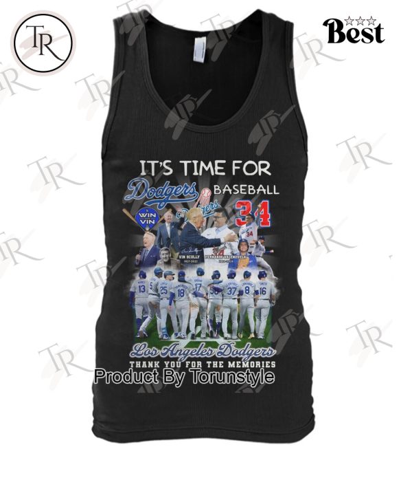 It’s Time For Los Angeles Dodgers Thank You For The Memories T-Shirt