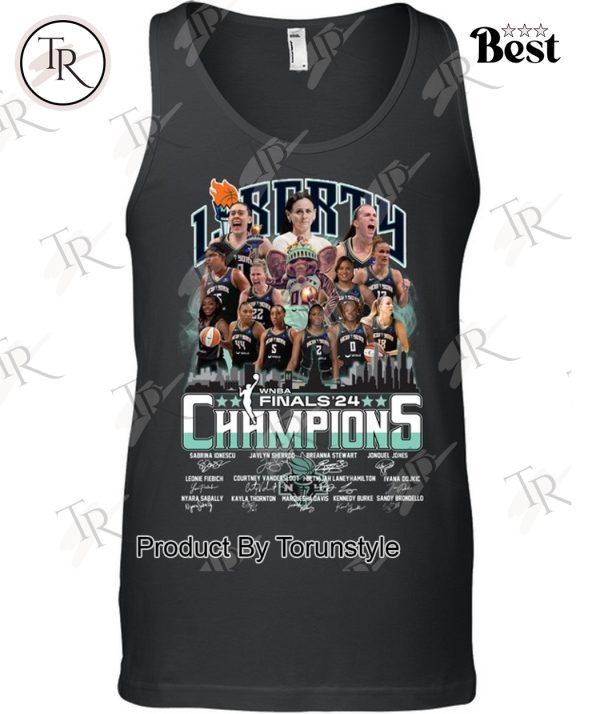 New York Liberty WNBA Finals ’24 Champions T-Shirt