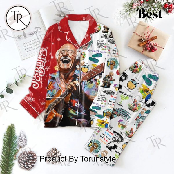 Jimmy Buffett Christmas Pajamas Set