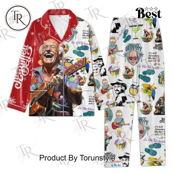 Jimmy Buffett Christmas Pajamas Set